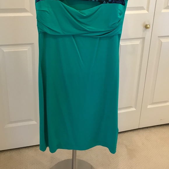 Cavalli Cut-out Dress In Kelly Green & Navy-NWOT - Picture 2 of 8